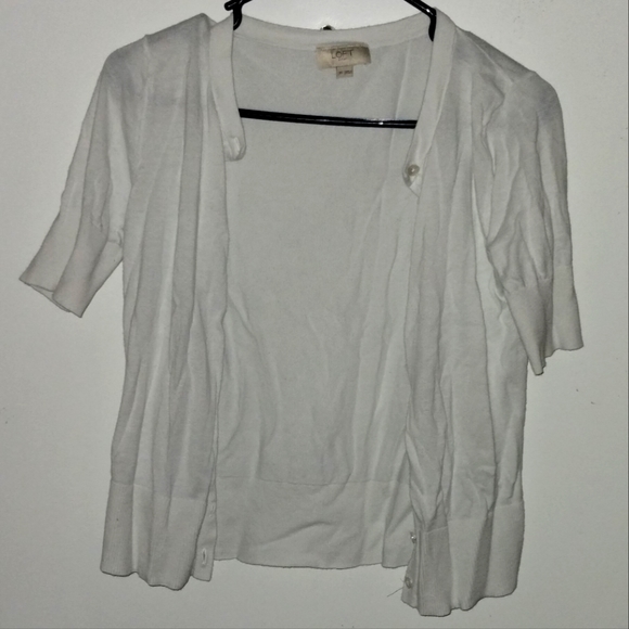 Ann Taylor LOFT Short Sleeves Cardigan - Picture 1 of 3